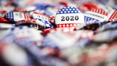 Election Vote Buttons 2020