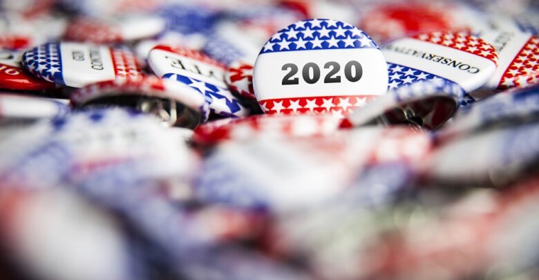 Election Vote Buttons 2020